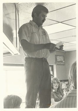 Tom Gann At His Store